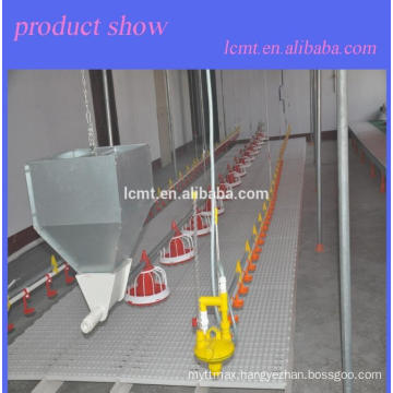 labor-saving and cost-saving broiler floor raising system